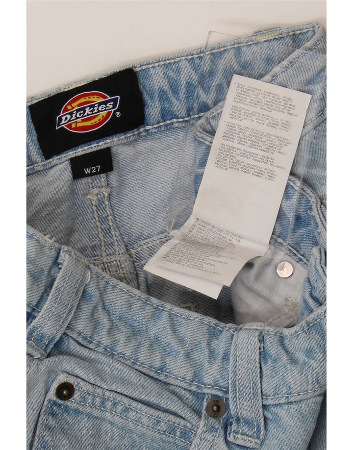 Calça jeans feminina Dickies Cargo Tapered W27 L28 azul algodão