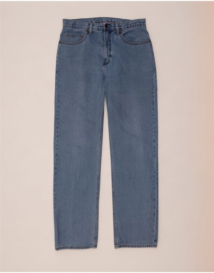 Jeans retos masculinos Marks & Spencer W32 L33 algodão azul
