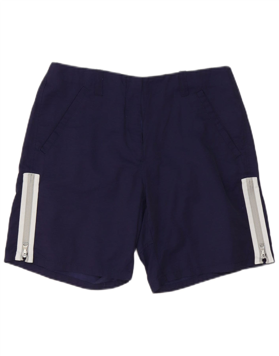 FILA Shorts Chino Feminino IT 44 Médio W30 Azul Marinho Algodão