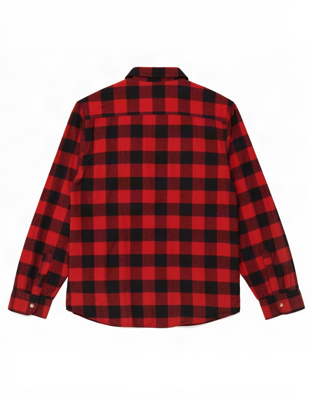 Camisa masculina idêntica de flanela XL algodão guingão vermelho