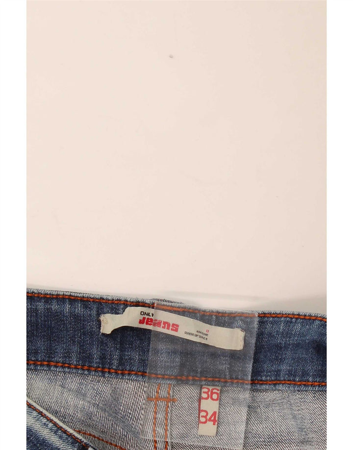 Apenas jeans femininos largos W36 L34 azul