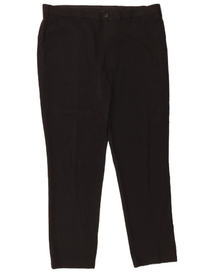 Calça Chino Slim Masculina Marks & Spencer W38 L31 Poliéster Preto