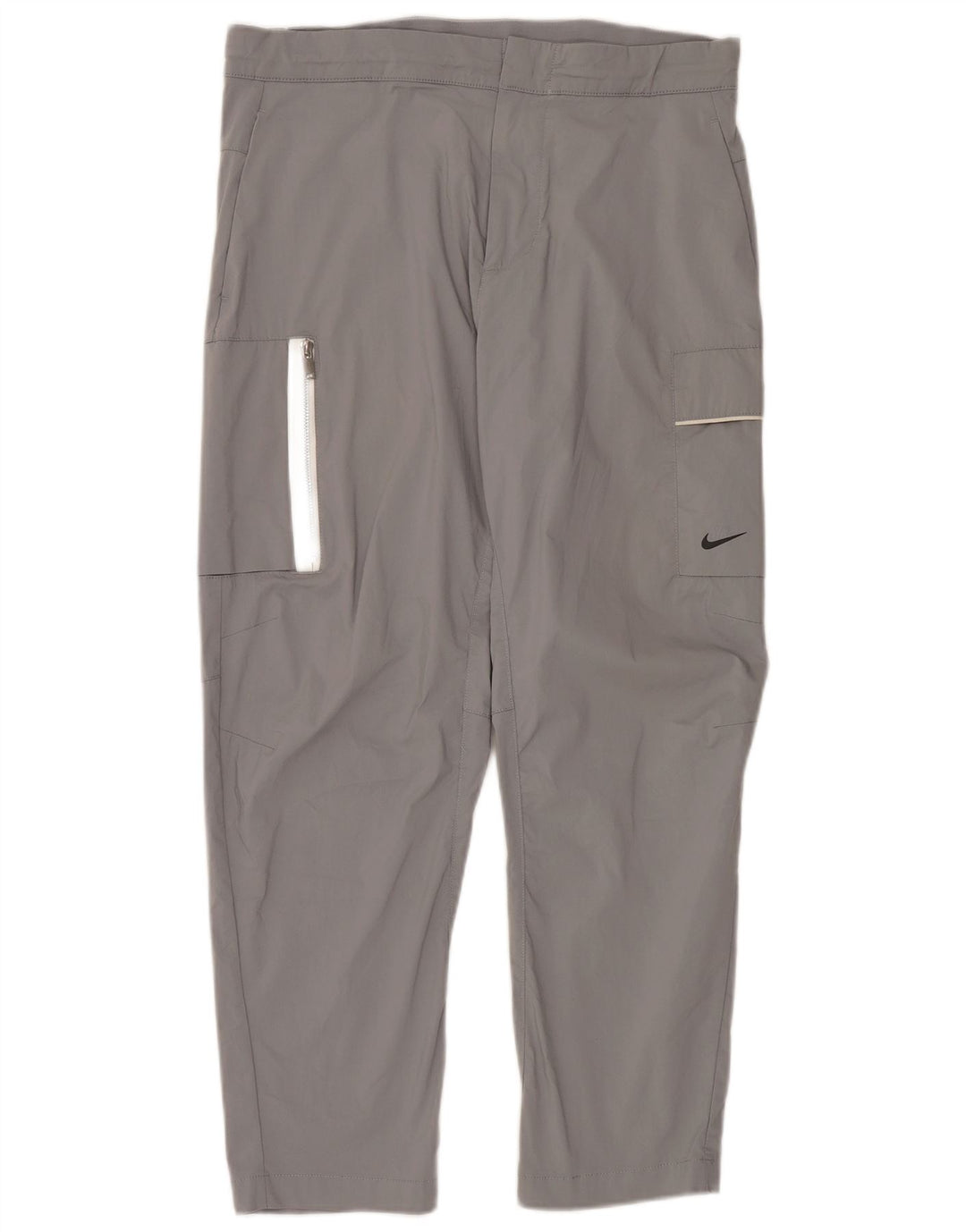 Calça cargo Nike masculina reta W34 L28 algodão cinza