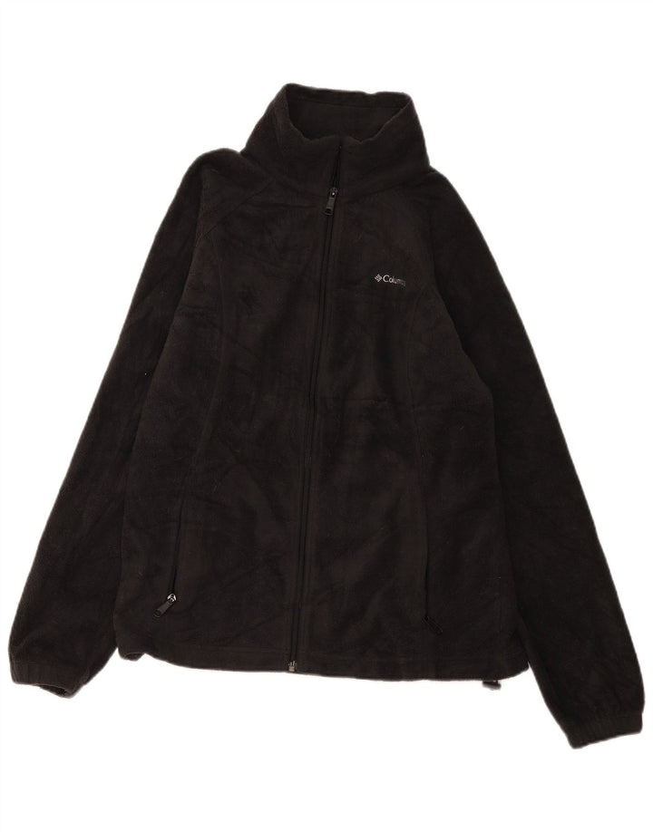 Jaqueta de lã feminina Columbia UK 40 grande poliéster preto