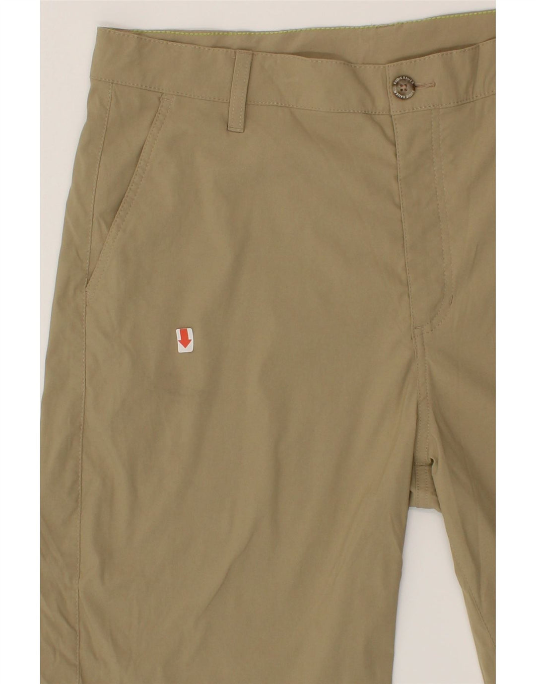 EDDIE BAUER Mens Chino Shorts W36 Large Beige Nylon Vintage Eddie Bauer and Second-Hand Eddie Bauer from Messina Hembry 