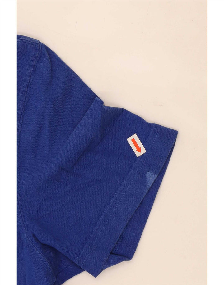 Camiseta masculina Crew Clothing azul médio
