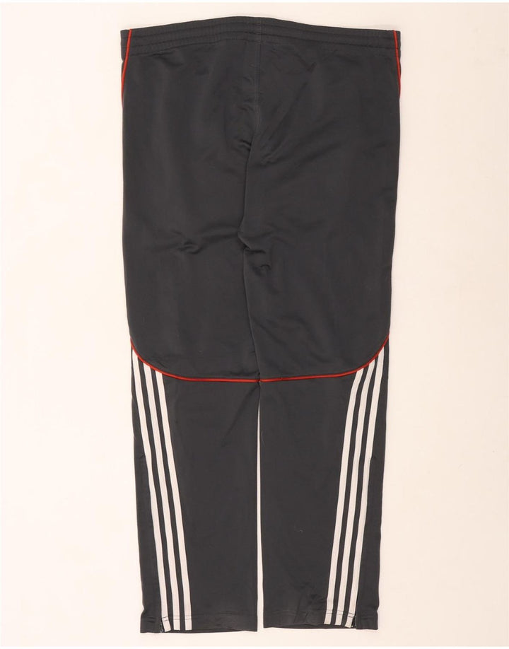 ADIDAS Mens Tracksuit Trousers Small  Grey Polyester