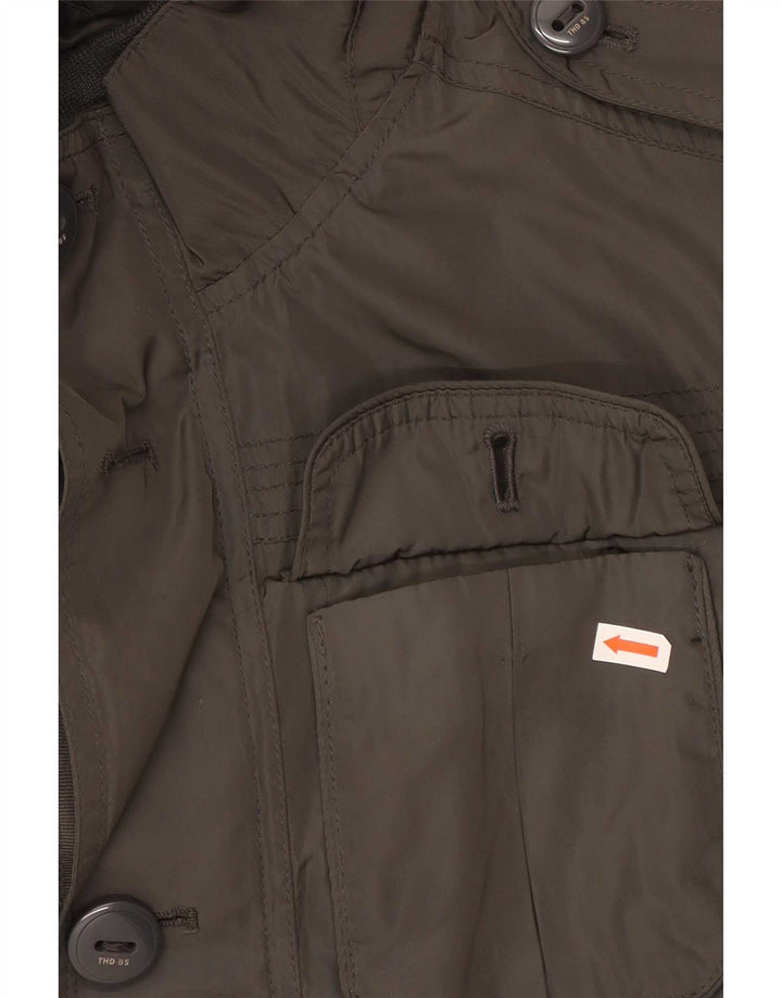 Jaqueta militar masculina Tommy Hilfiger Reino Unido 38 poliéster cáqui médio