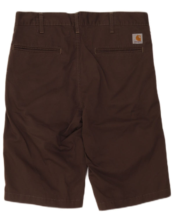 Carhartt Mens Regular Chino Shorts W32 Medium Brown Polyester