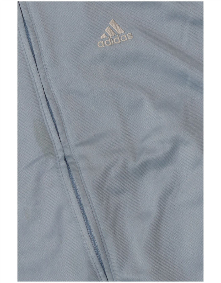 Jaqueta Adidas Meninos Treino Top 13-14 Anos Azul Colorblock Poliéster