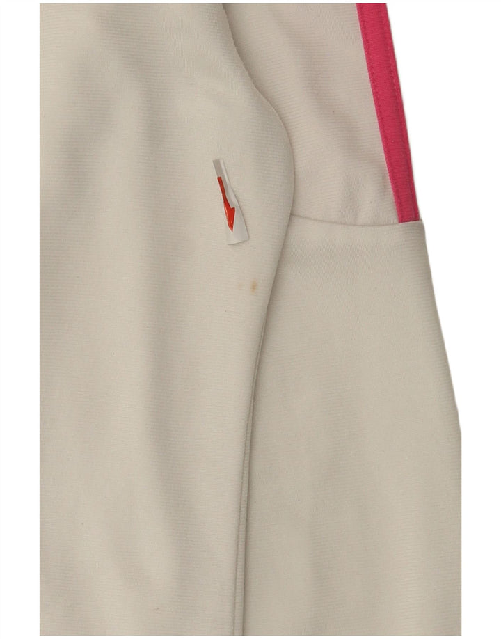 Jaqueta Adidas Girls Graphic Treino Top 14-15 Anos Poliéster Branco