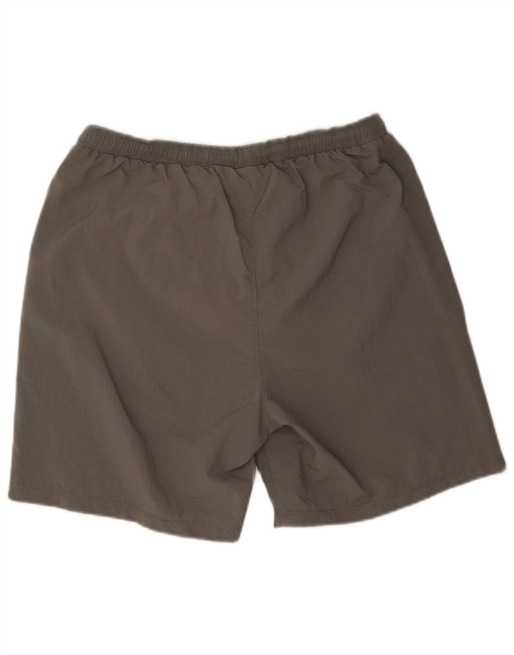 Shorts esportivos masculinos Asics grande cinza poliamida