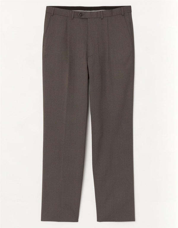 Calça feminina de terno Marks & Spencer W36 L33 lã cinza