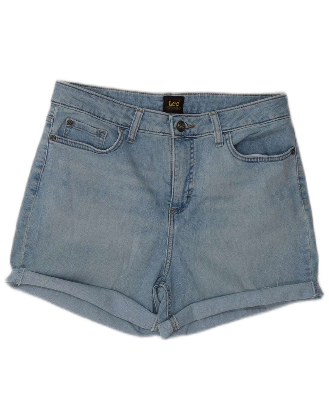 Shorts jeans feminino LEE W32 grande azul