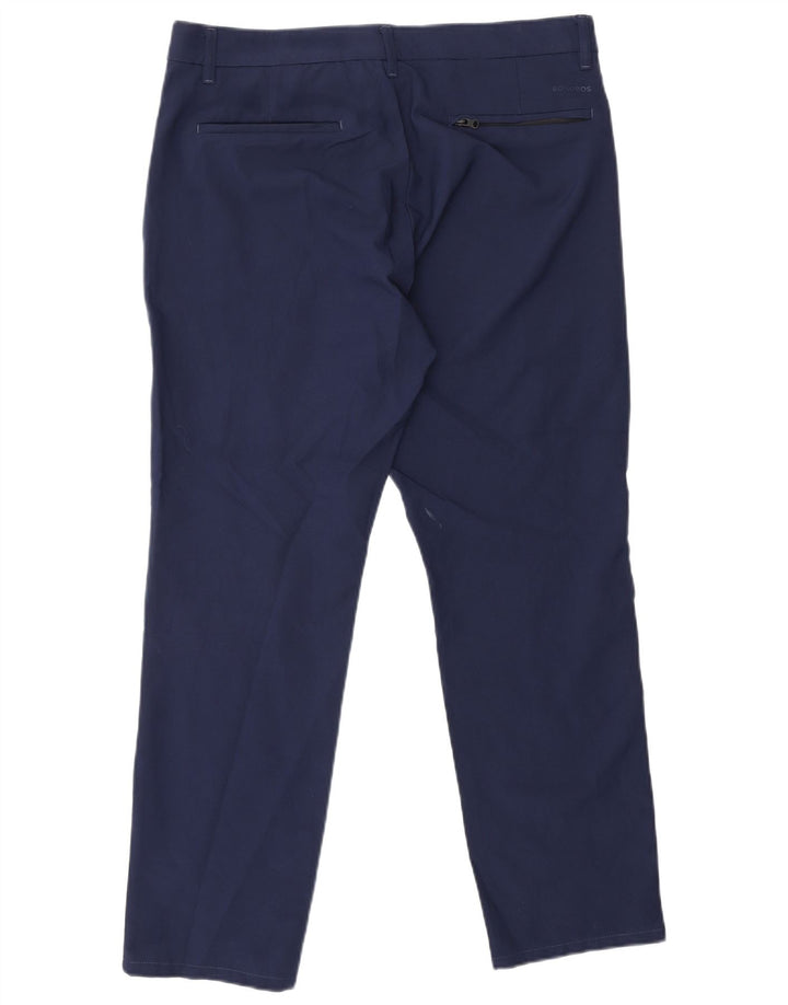 Calça Chino Masculina Slim Fit BONOBOS W32 L28 Azul Marinho Poliéster