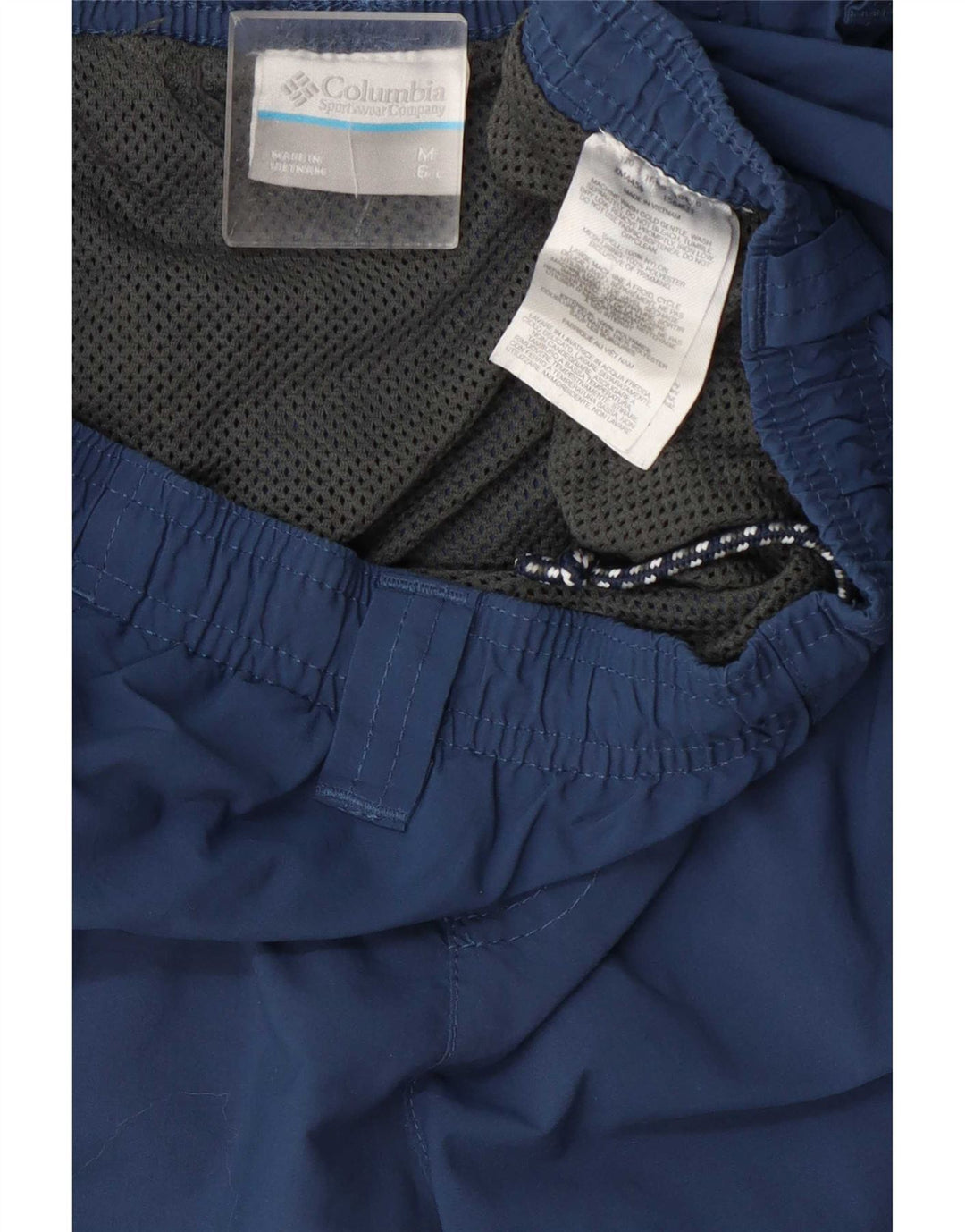Columbia Mens Cargo Sport Shorts Médio Azul Marinho Nylon