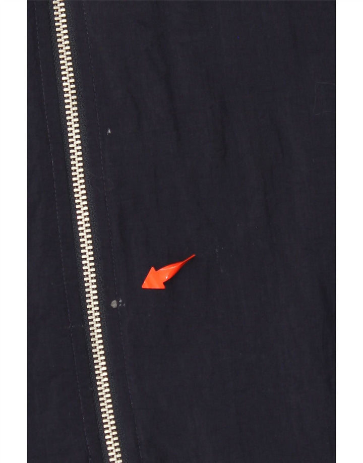 Jaqueta masculina reversível com capuz FILA IT 50 grande bloco colorido azul marinho