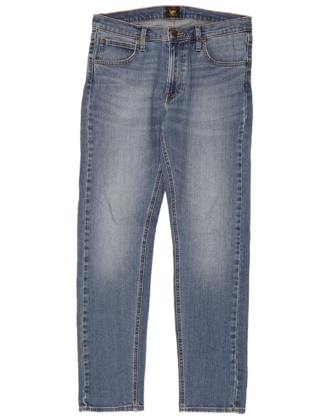Lee Mens Slim Jeans W32 L32 Azul Algodão