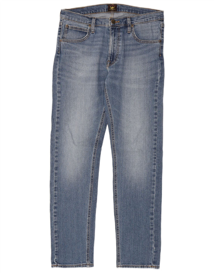 Lee Mens Slim Jeans W32 L32 Azul Algodão