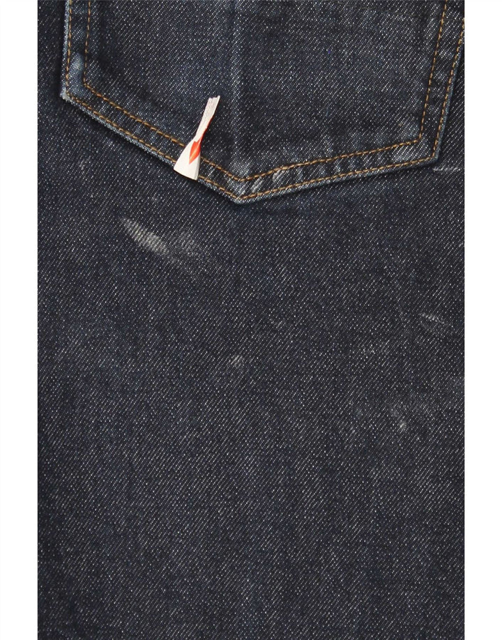 Belstaff Mens Slim Jeans W31 L32 Azul Marinho Algodão