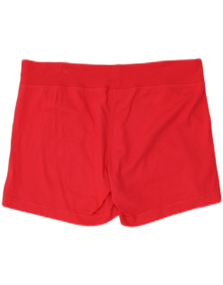 Shorts esportivos femininos CHAMPION Heritage Classics UK 14 algodão vermelho médio