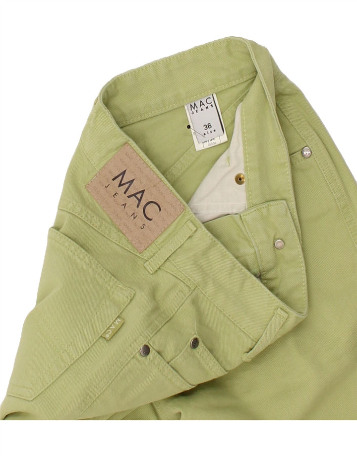 MAC Womens Tapered Jeans W36 L30 Green Cotton Vintage Mac and Second-Hand Mac from Messina Hembry 