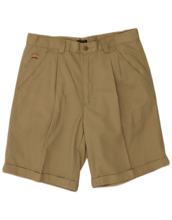 Paul & Shark Mens Yachting Pegged Chino Shorts IT 50 Grande W32 Verde