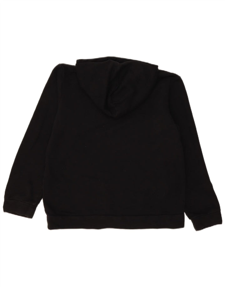 Jack & Jones moletom com capuz gráfico masculino pequeno preto