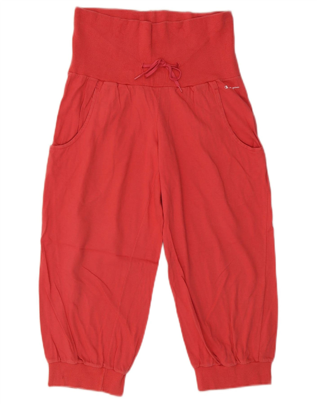 Calça de treino feminina CHAMPION Joggers UK 8 pequeno vermelho