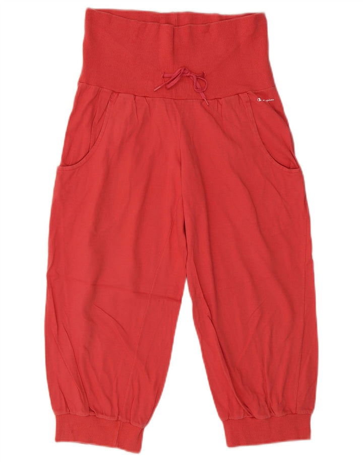 Calça de treino feminina CHAMPION Joggers UK 8 pequeno vermelho