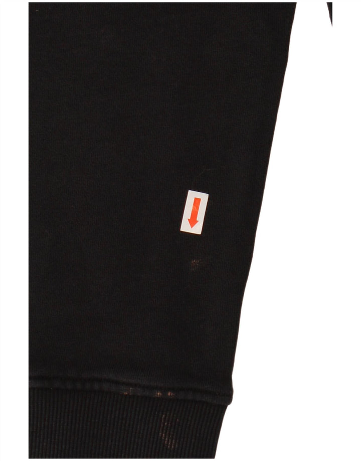 Suéter gráfico feminino BARBOUR UK 10 pequeno algodão preto