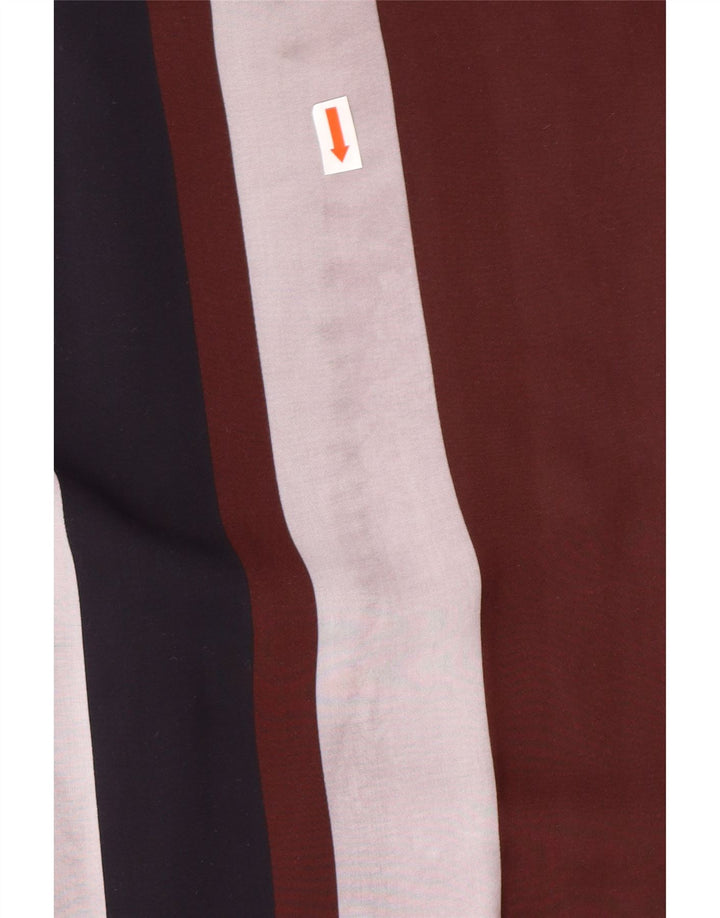 Camisa masculina ZARA com ajuste relaxado pequena listrada multicolorida