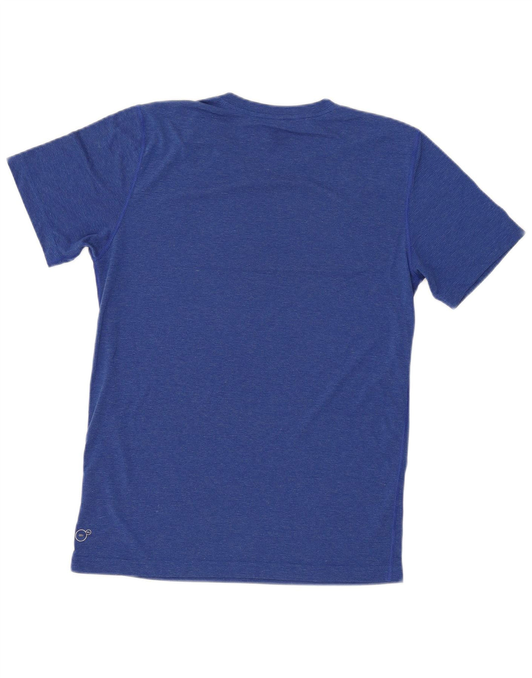 Camiseta masculina PUMA de poliéster listrado azul médio