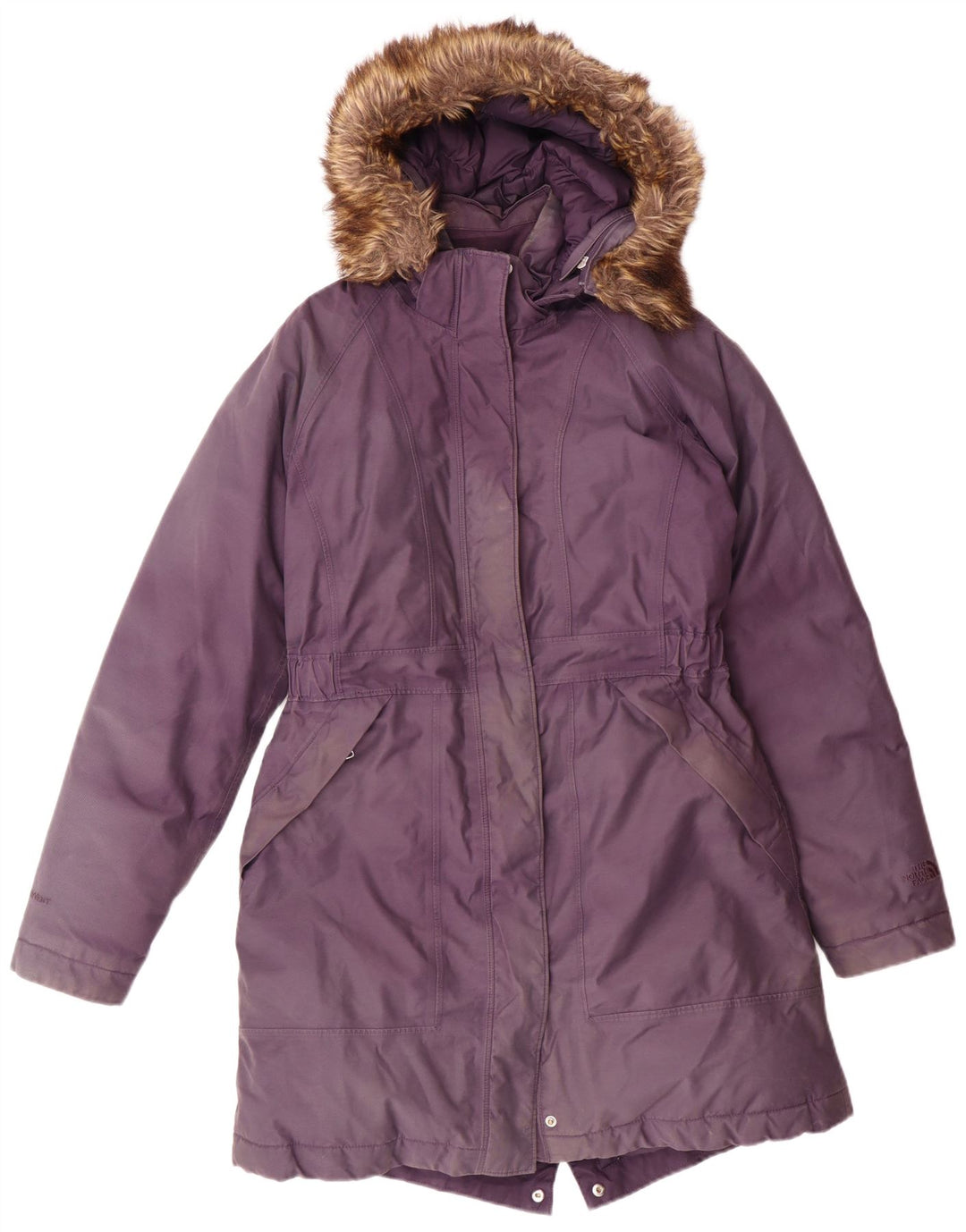 Jaqueta parka acolchoada com capuz feminina The North Face Reino Unido 12 médio roxo inverno