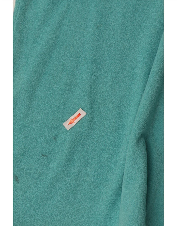Jumper de lã feminino Mountain Warehouse com zíper e pescoço UK 16 poliéster azul grande