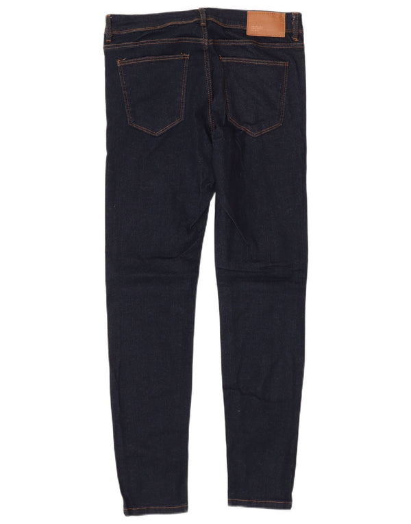 Zara Mulher Trafaluc Skinny Jeans EU 36 XS W26 L27 Azul Marinho