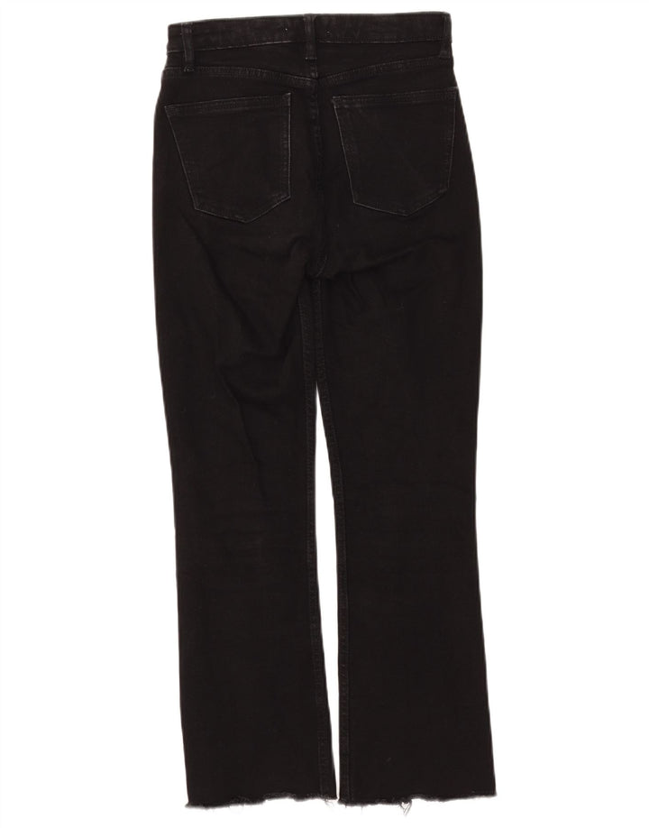 Calça jeans feminina Zara Bootcut EU 34 2XS W24 L26 preta