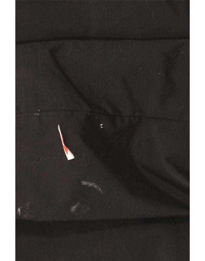Jaqueta de chuva masculina com capuz Fred Perry Reino Unido 38 nylon preto médio