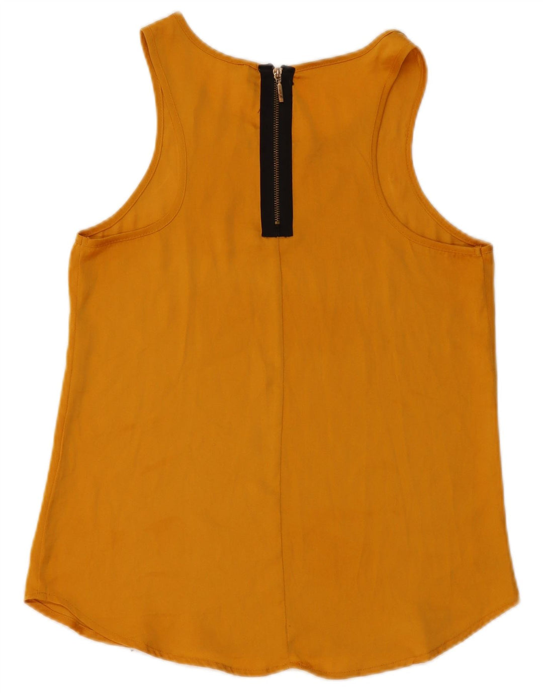Blusa feminina sem mangas STRADIVARIUS Reino Unido 10 pequeno amarelo