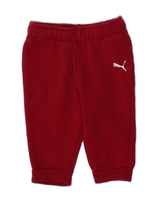 Calça de treino PUMA Baby Girls Joggers 3-6 meses algodão Borgonha