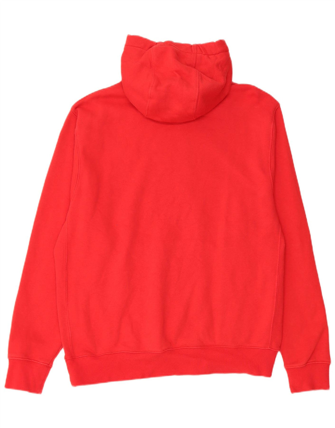 Nike Womens Hoodie Jumper UK 14 Médio Algodão Vermelho
