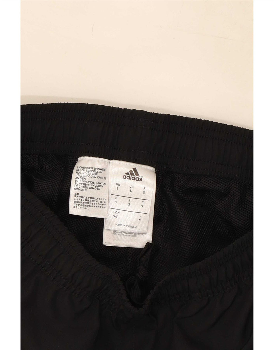 Adidas Mens Treino Calças Joggers Pequeno Poliéster Preto