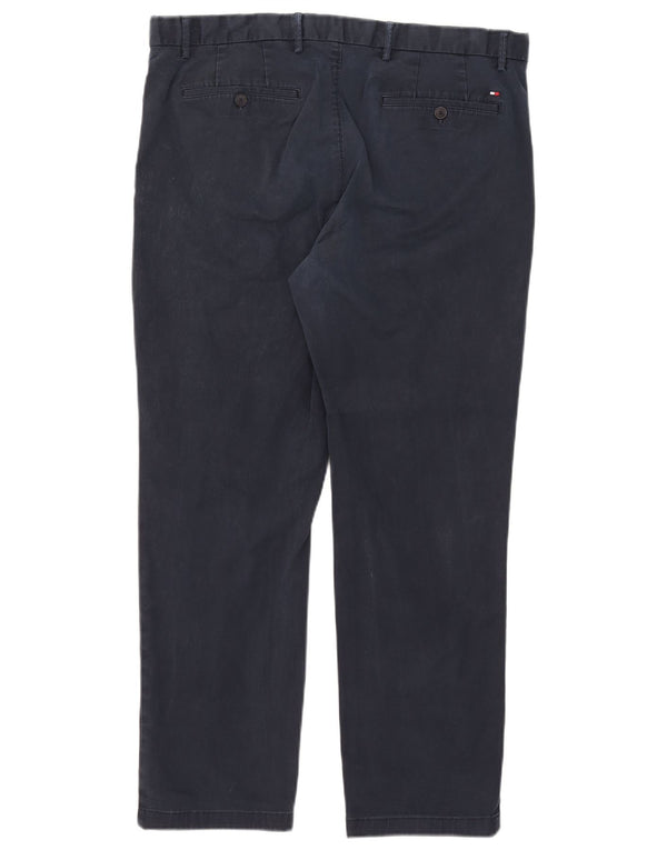 Tommy Hilfiger Calça Chino Masculina Reta W38 L26 Algodão Azul Marinho