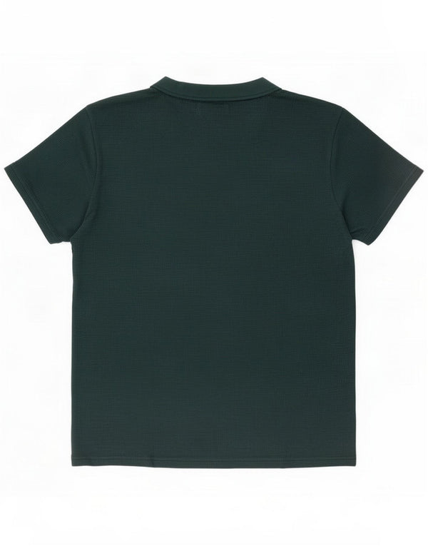 Crew Clothing Camiseta masculina Top de algodão verde médio