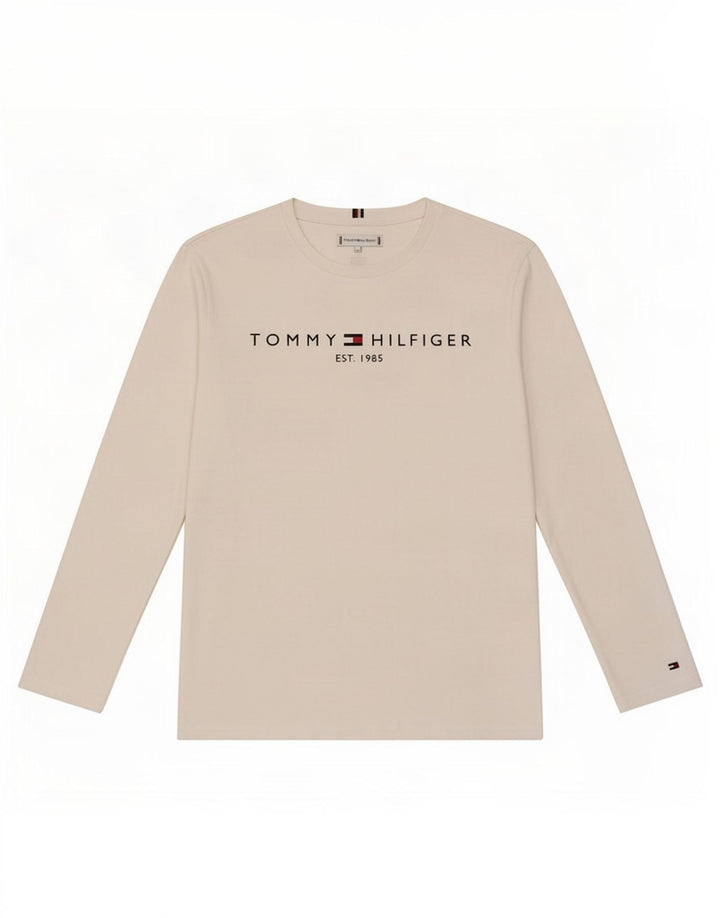 Tommy Hilfiger Boys Graphic Top manga comprida 13-14 anos branco
