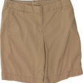 J. CREW Womens Chino Shorts US 10 Large W34 Brown Cotton Vintage J. Crew and Second-Hand J. Crew from Messina Hembry 