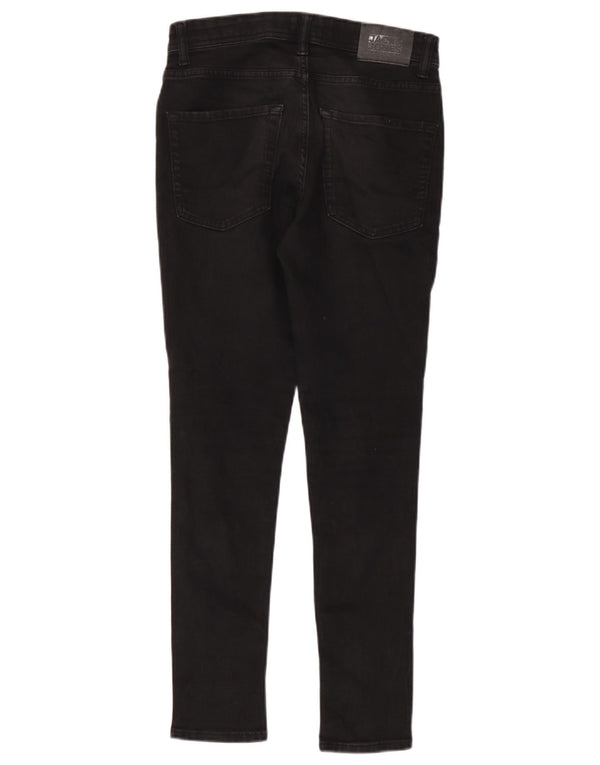 Jack & Jones Meninos Liam Distressed Jeans Skinny 13-14 Anos W28 L28 Preto