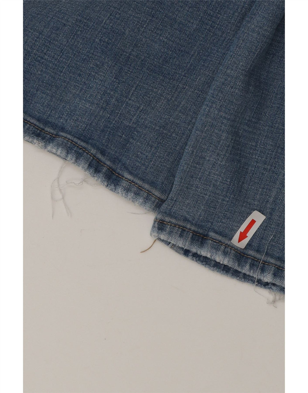Jeans feminino clássico reto LEVI'S US 4 pequeno W27 L30 algodão azul