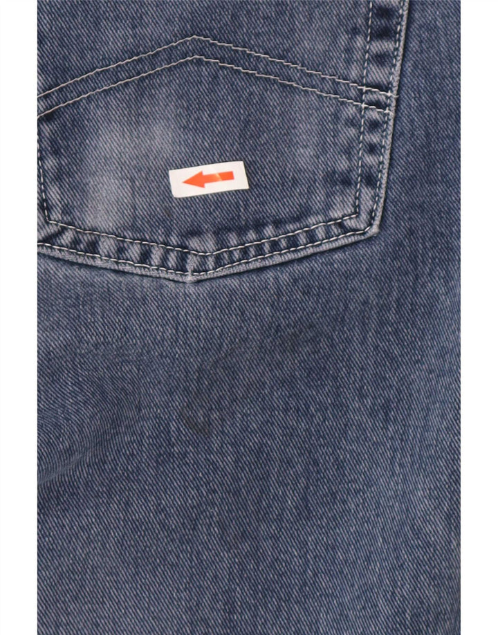 Marlboro Classics Mens Straight Jeans W32 L30 Azul Algodão