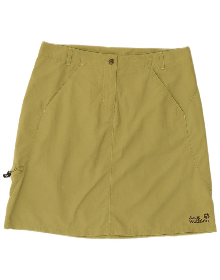 Saia cargo feminina Jack Wolfskin UK 10/12 médio W32 poliamida verde